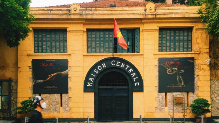 Hoa Lo Prison, located in Hanoi, is a historical site that reflects the country's turbulent past.