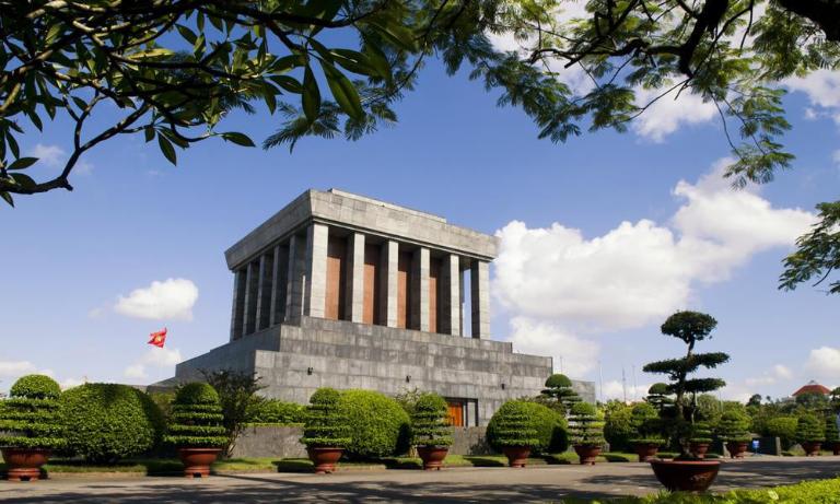 Designed in a modern architectural style, Ho Chi Minh Mausoleum is a harmonious blend of traditional and contemporary elements. 