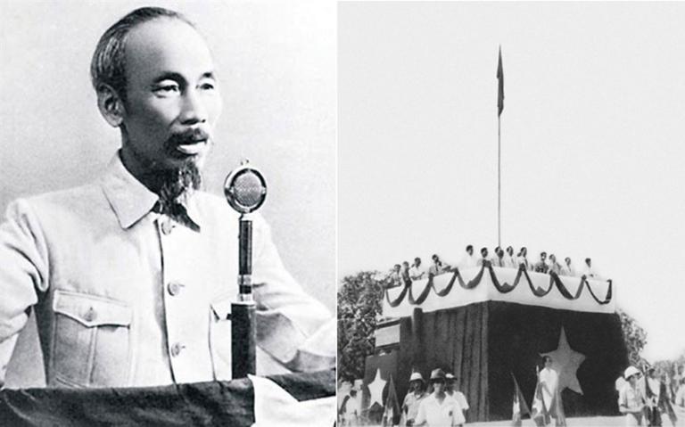 On September 2, 1945, Ho Chi Minh recited the Vietnamese Declaration of Independence