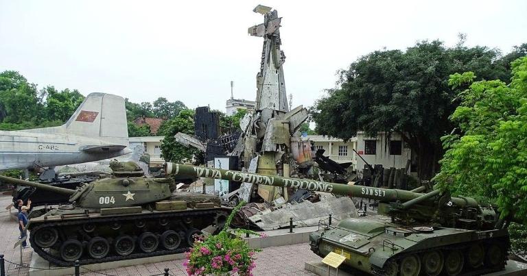 This museum has thorough exhibits on Vietnam's numerous conflicts