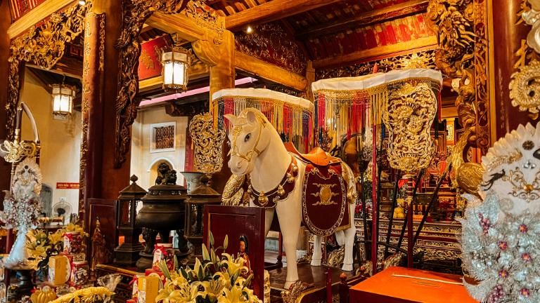 This legendary horse is still honored in the temple’s rituals