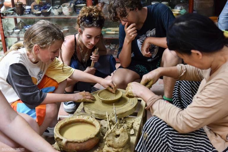 Hands-on pottery classes led by skilled artisans