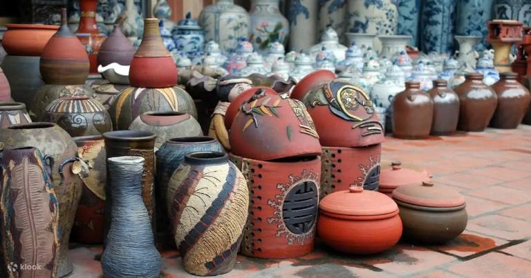 Bat Trang's pottery has evolved significantly through various historical periods