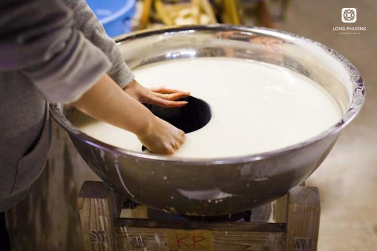 Glazing is the process of applying a coating to the pottery, which gives it a smooth finish