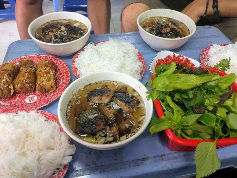 Bun Cha Cua Dong is another hidden gem loved by both locals and tourists.