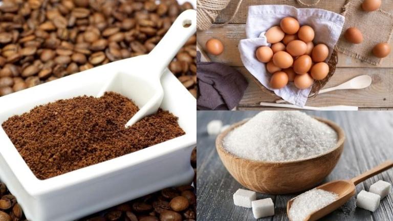 Egg coffee is made with a few simple ingredients