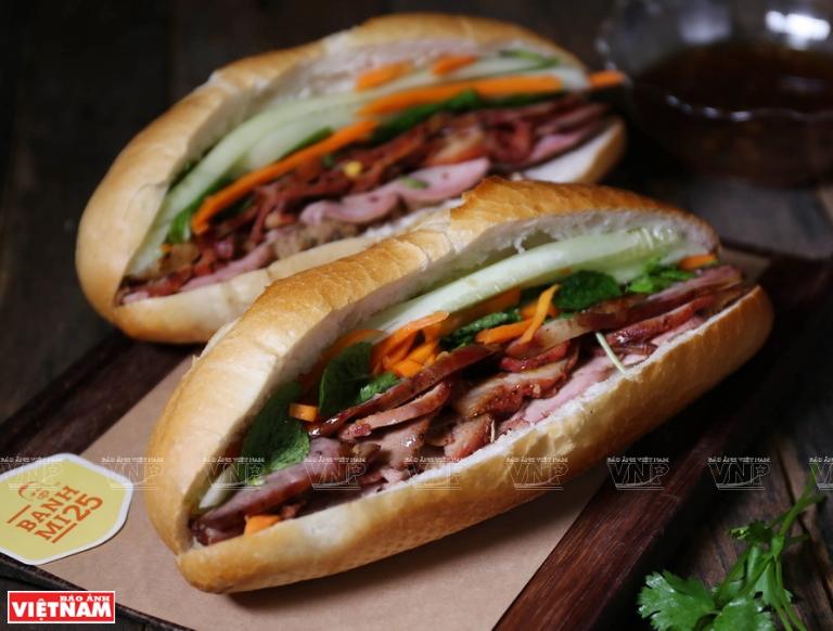 Banh Mi 25 is a famous baguette shop in central Hanoi, highly rated by international tourists.