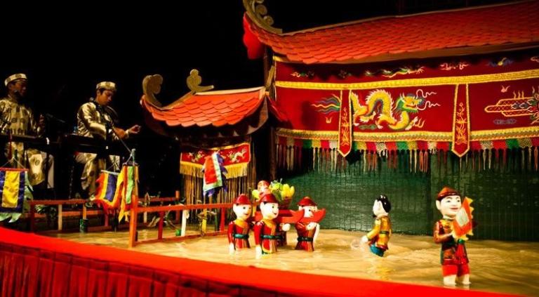 Don’t miss the enchanting Water Puppet Theater, a traditional Vietnamese art form