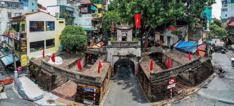 The Old City Gate is a unique architectural relic that embodies the design rudiments typical of Vietnamese defenses