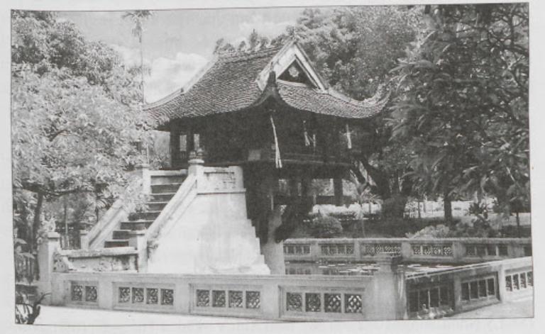 The One Pillar Pagoda was commissioned in 1049 by Emperor Ly Thai Tong