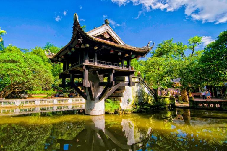 One Pillar Pagoda, a unique architectural marvel that has stood the test of time.