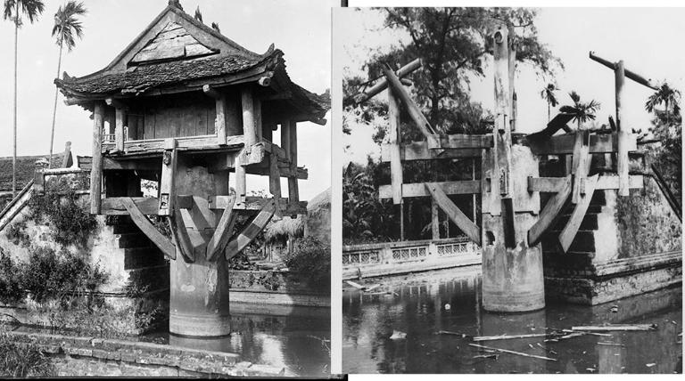 During the French colonial period in the 19th century, the pagoda was subjected to neglect and restoration efforts