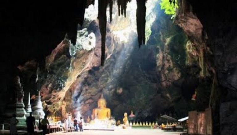 Tien Son Grotto is known for its natural stone formations that resemble deities and mythical creatures.