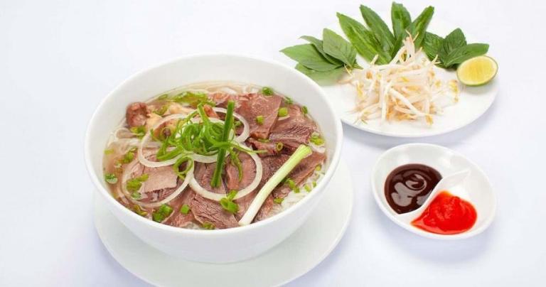  The rice noodles are cooked in boiling water until tender.