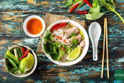 Influenced by French cuisine, pho incorporates elements of French noodle soups while incorporating Vietnamese flavors and ingredients.