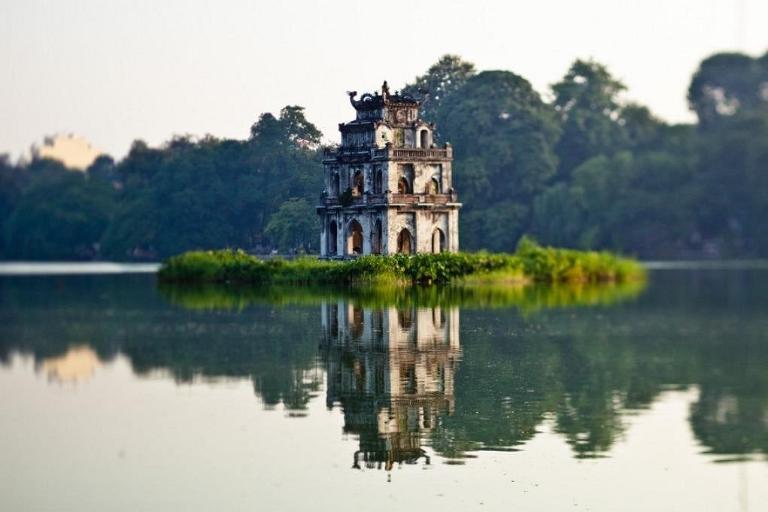 Turtle Tower, with its distinctly Vietnamese design, remained untouched by colonical changes.