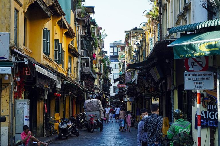 The Old Quarter is known for its narrow streets, colonial architecture