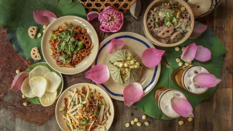 Vegetarian dishes in Ha Noi isn't limited to religious observances—it has become a part of daily life for many.