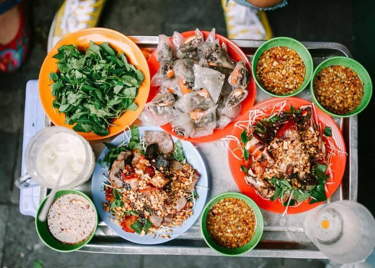 street food in Hanoi