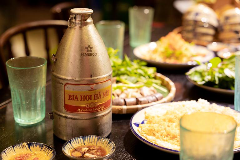 In Hanoi, Bia Hơi is maybe the most famous beer.