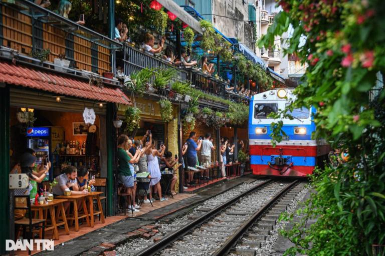 The Train Street in Hanoi has become iconic, not just for its tracks but for the lively scene that surrounds it