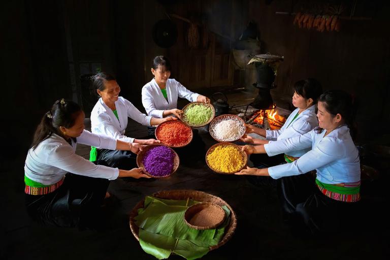 Five-Color Sticky Rice of Ha Giang 