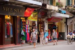 The best time to explore Hang Gai Street is during the early morning or late afternoon.