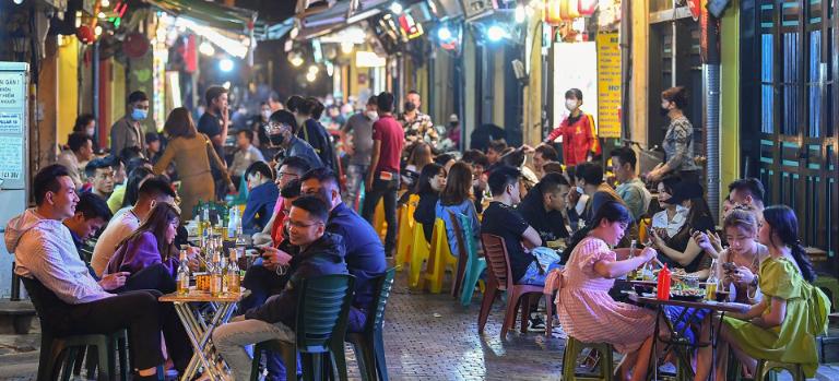 Food markets in Hanoi are cultural events providing a window into the core of Vietnamese life