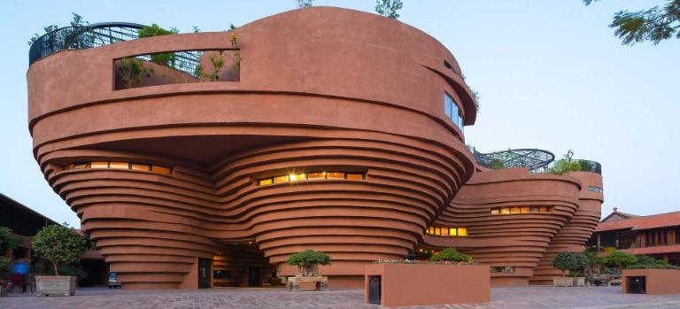 Bat Trang Pottery Museum stands as a remarkable architectural gem in Hanoi