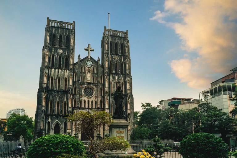 St. Joseph's Cathedral, among Hanoi's oldest churches, is a neo-Gothic masterpiece