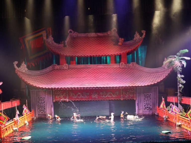 Thang Long Water Puppet Theatre boasts a unique water stage among other things.