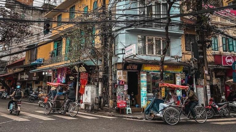 Hanoi Old Quarter is known for its narrow streets, bustling markets, and historic French colonial architecture.