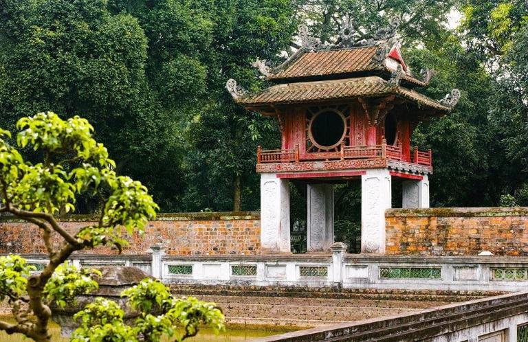 Temple of Literatire is Vietnam's first national university.