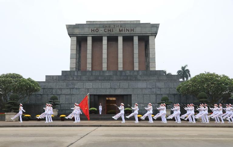 Ho Chi Minh Mausoleum is a site of respect and veneration.