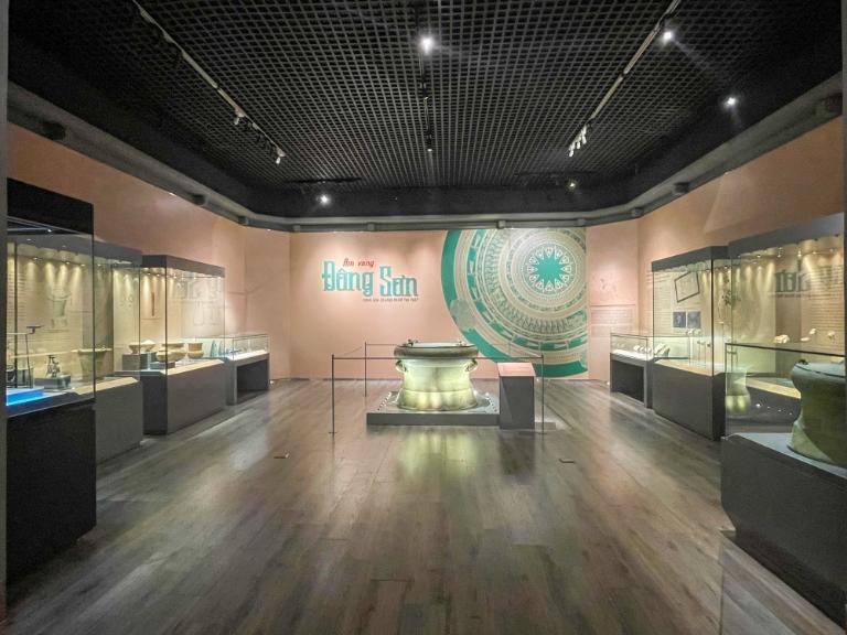 The Dong Son culture relics are among the most honored collections in the museum.