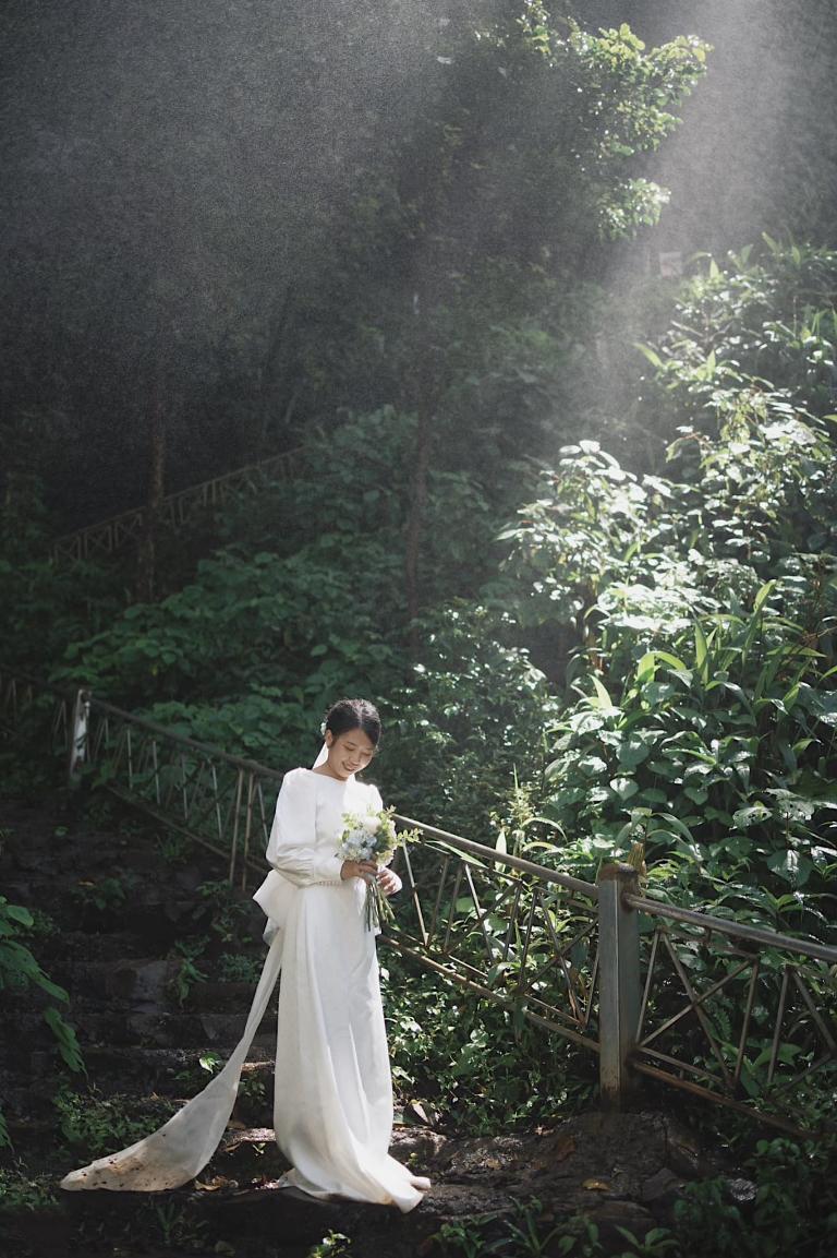 Photographing Tien Waterfall at sunrise or sunset offers a magical experience