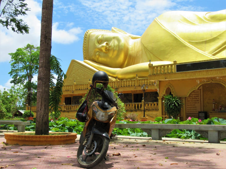 Khmer Temple-Hopping Motorbike Loop in Tra Vinh