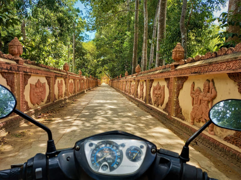 Khmer Temple-Hopping Motorbike Loop in Tra Vinh