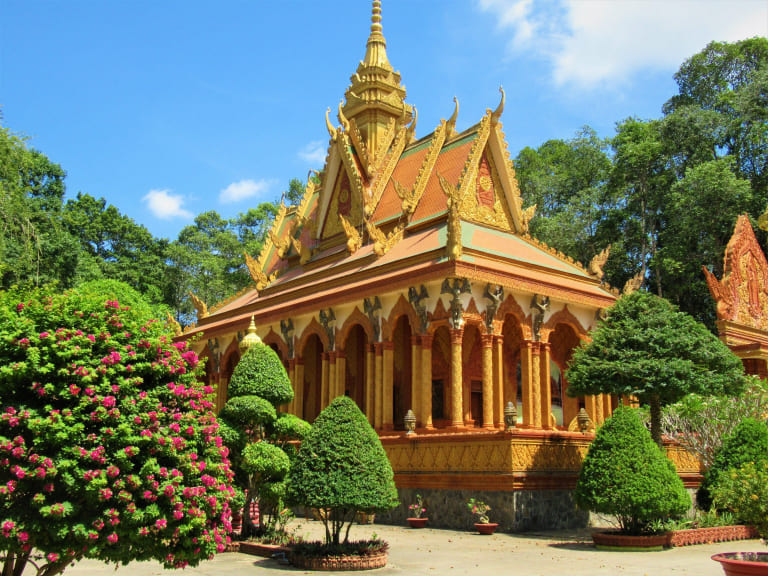 Khmer Temple-Hopping Motorbike Loop in Tra Vinh