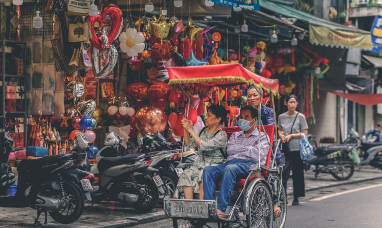 Old Quarters in Vietnam