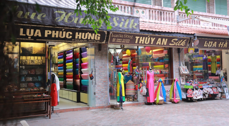 Van Phuc Silk Village in Hanoi