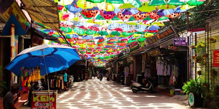 Van Phuc Silk Village in Hanoi