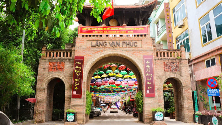 Van Phuc Silk Village in Hanoi