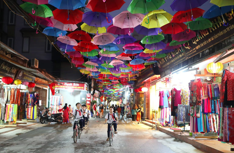 Van Phuc Silk Village in Hanoi