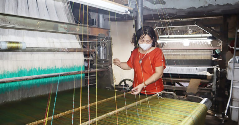 Van Phuc Silk Village in Hanoi