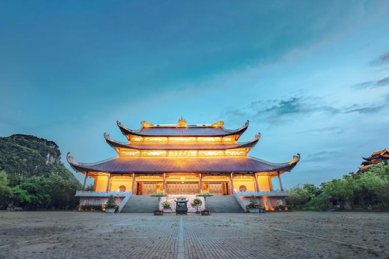 Restored in the 2000s, Bai Dinh Pagoda is now among Vietnam’s most magnificent sites.