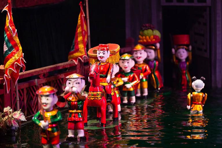 Water Puppet Show is a traditional Vietnamese performance, showcasing colorful puppets on water.