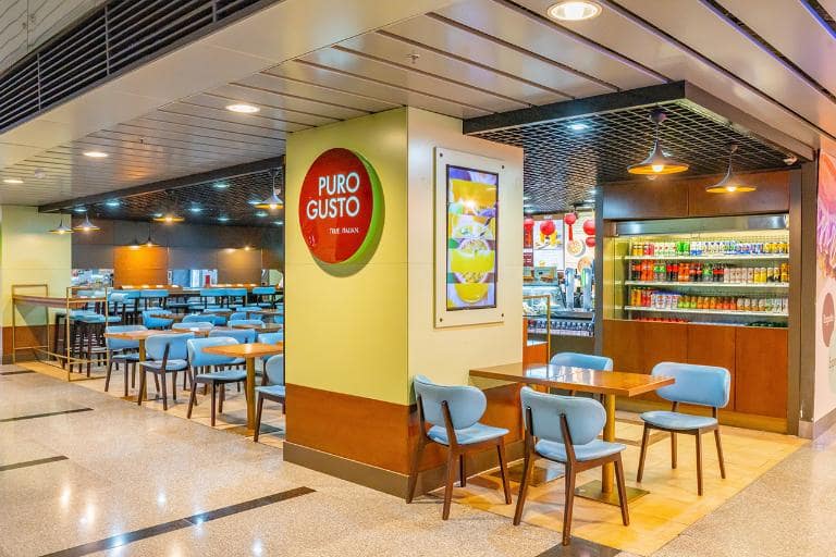 PuroGusto offers a variety of coffee, pastries, and light snacks at Hanoi Airport