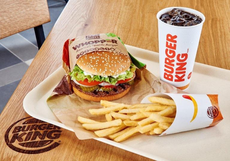 Burger King offers fast, tasty meals like Whoppers and fries from 70,000 VND.