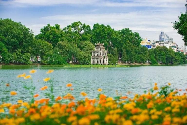 The legend of the turtle and the sword is tied to Hoan Kiem Lake, symbolizing national unity and strength.